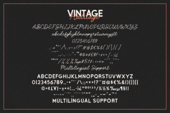 Vintage Font Duo