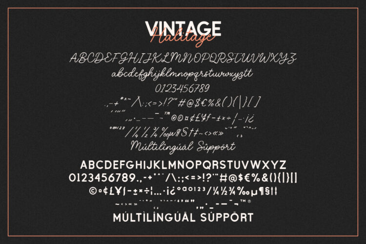 Vintage Font Duo