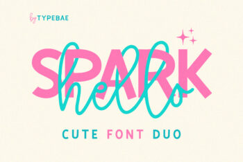 Cute Font Duo