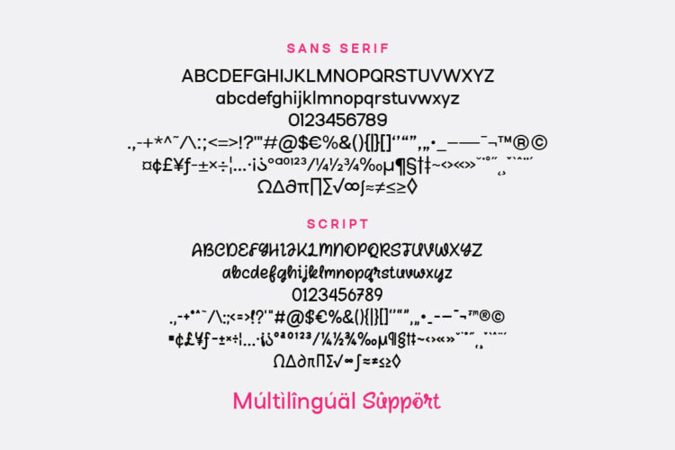 Mixable Font Duo