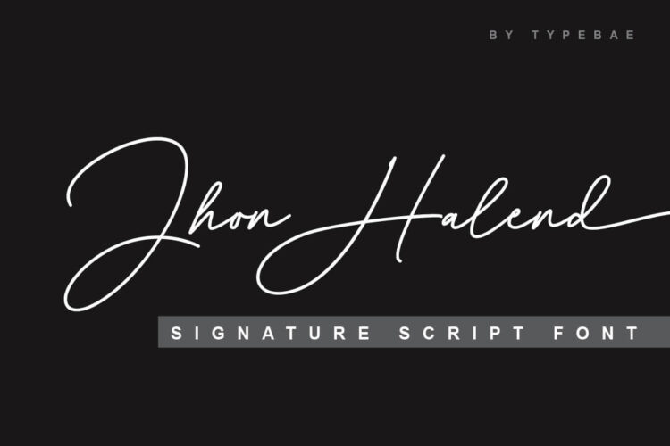 Signature Script Font