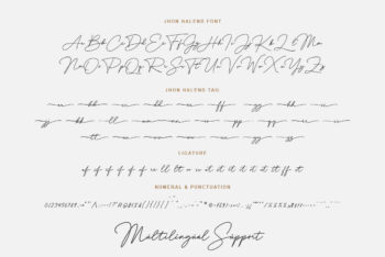 Signature Script Font