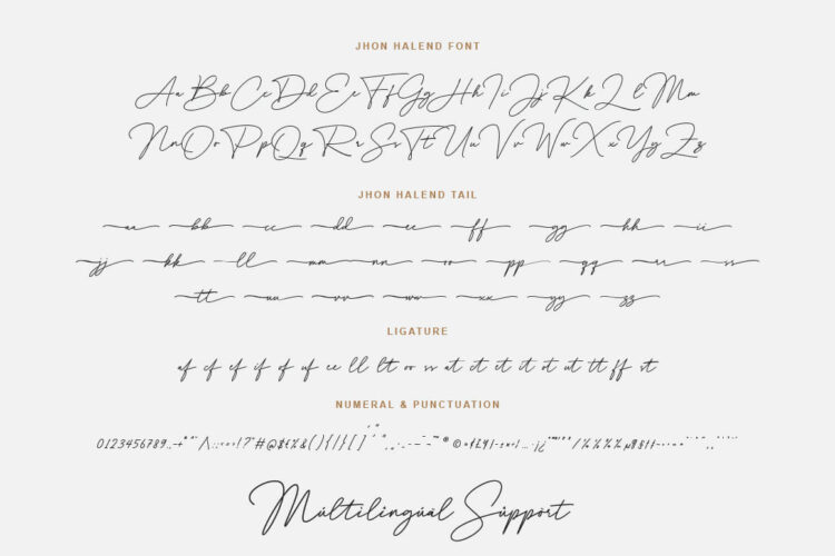Signature Script Font