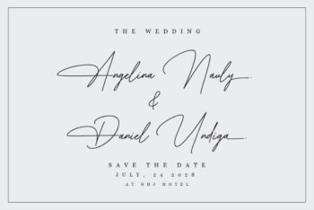 Elegant Signature Font