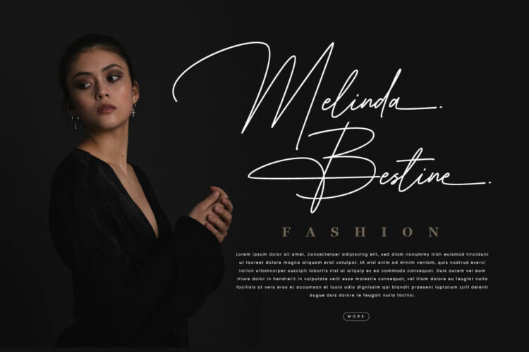 Elegant Signature Font