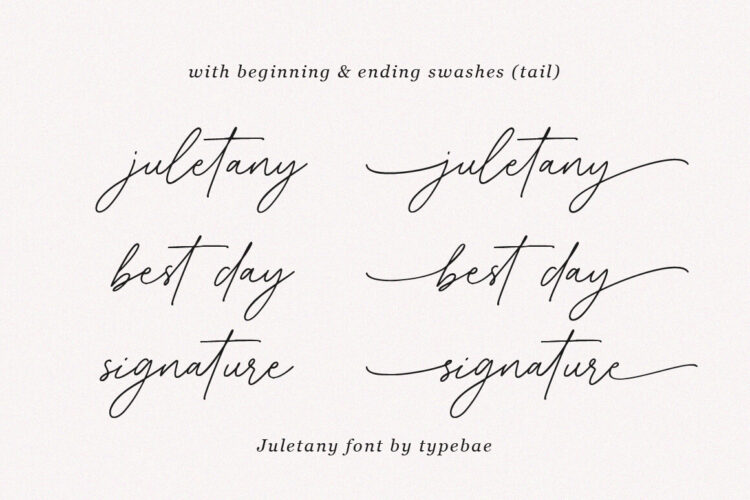 Signature Script Font