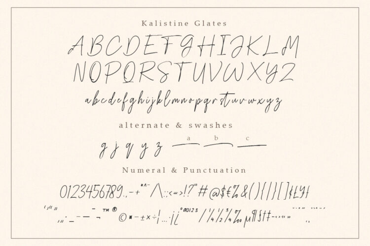 Handwritten Script Font,