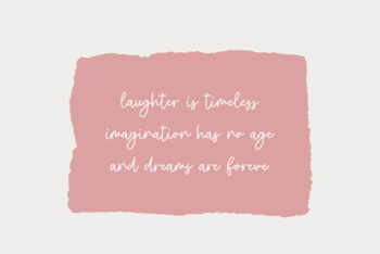 Cute Handwritten Script Font