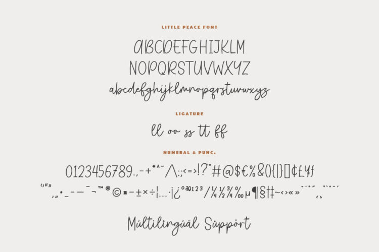Cute Handwritten Script Font