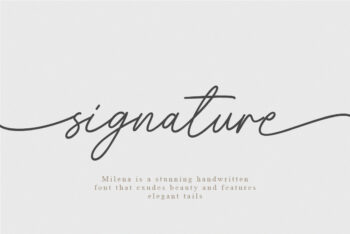 Beautiful Handwritten Script
