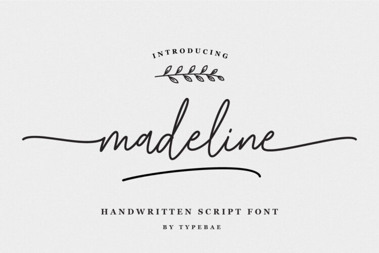 Script Font with Swash