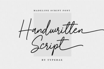 Script Font with Swash