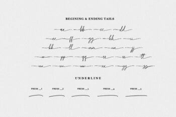 Script Font with Swash