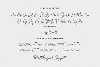 Script Font with Swash