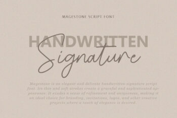 Handwritten Script Font