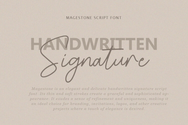 Handwritten Script Font