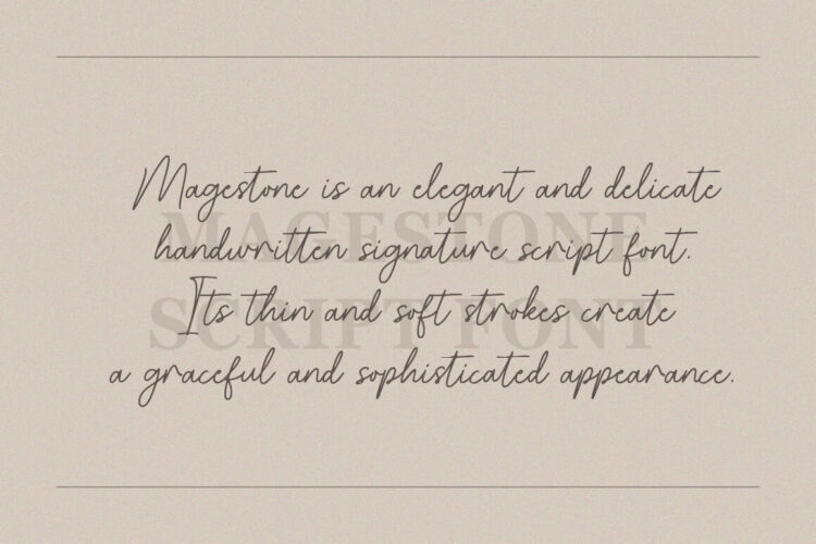 Handwritten Script Font