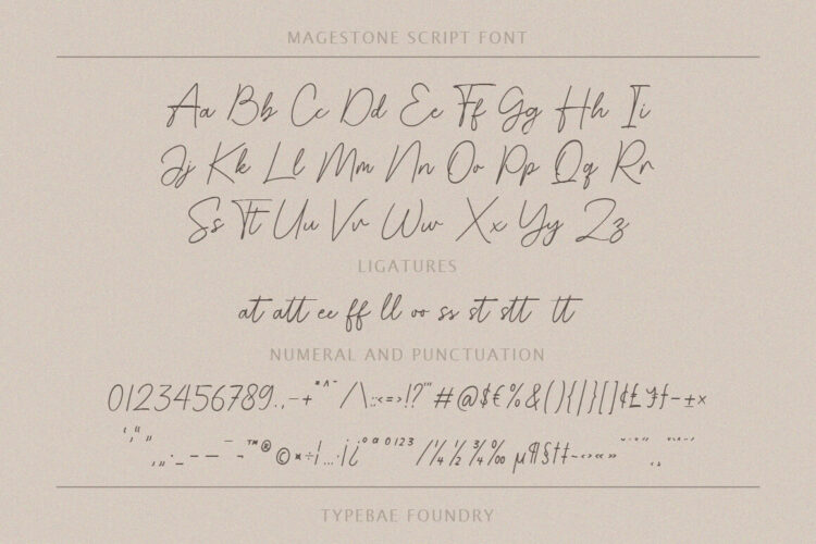 Handwritten Script Font