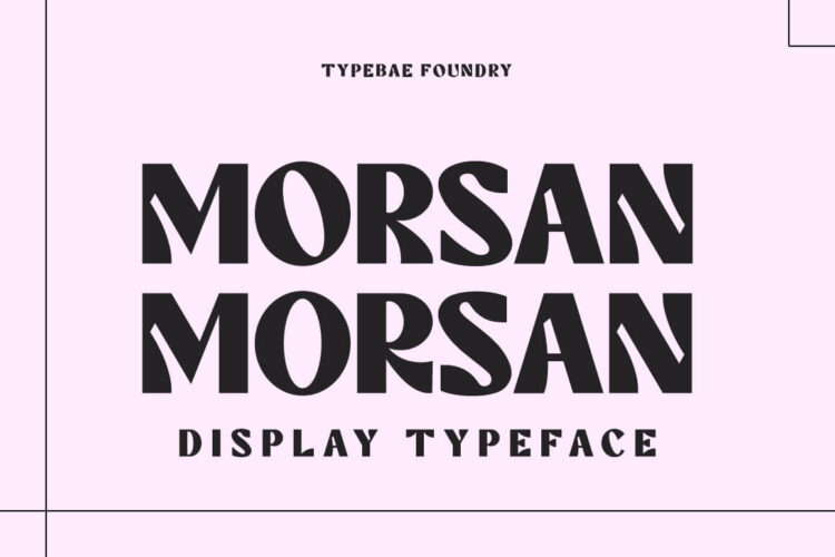 Logo Display Font