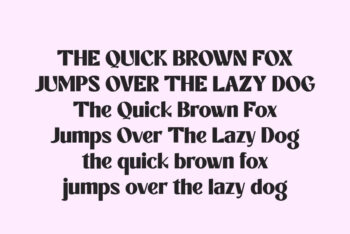 Logo Display Font