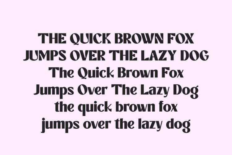 Logo Display Font