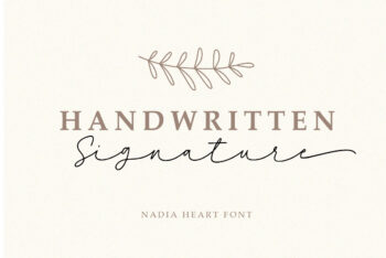 Handwritten Script Font with Swash
