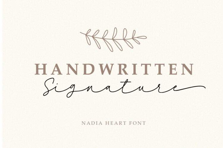 Handwritten Script Font with Swash
