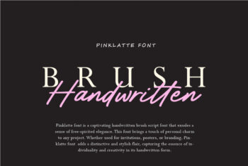 Handwritten Brush Script Font