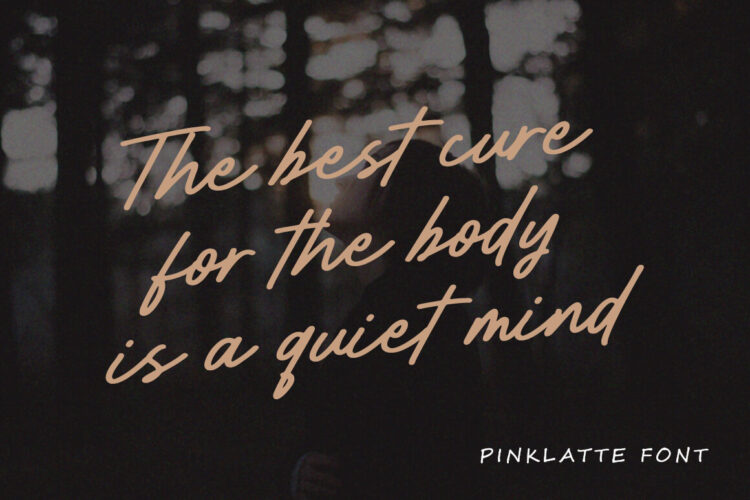 Handwritten Brush Script Font