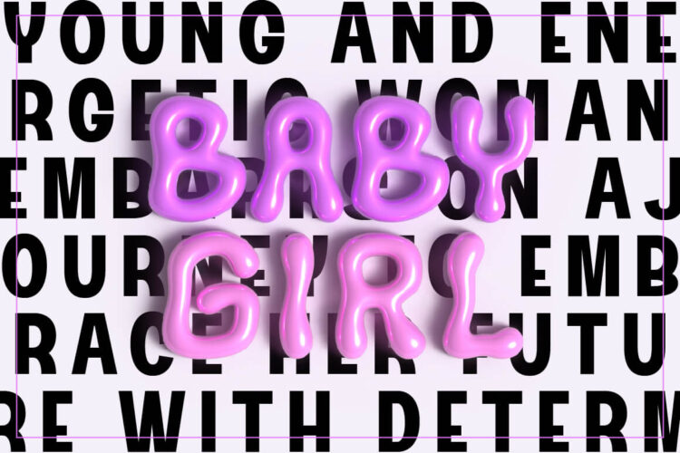 Chubby 3D Balloon Font
