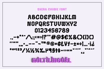 Chubby 3D Balloon Font