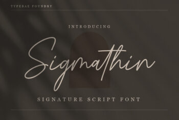 Signature Script Font,