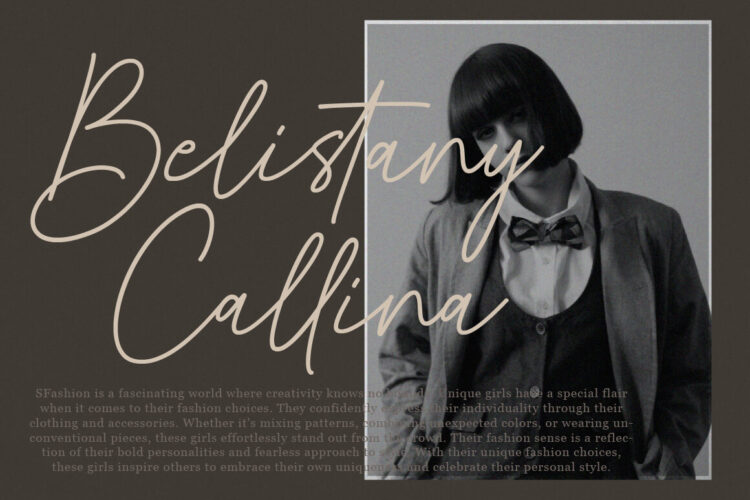 Signature Script Font,