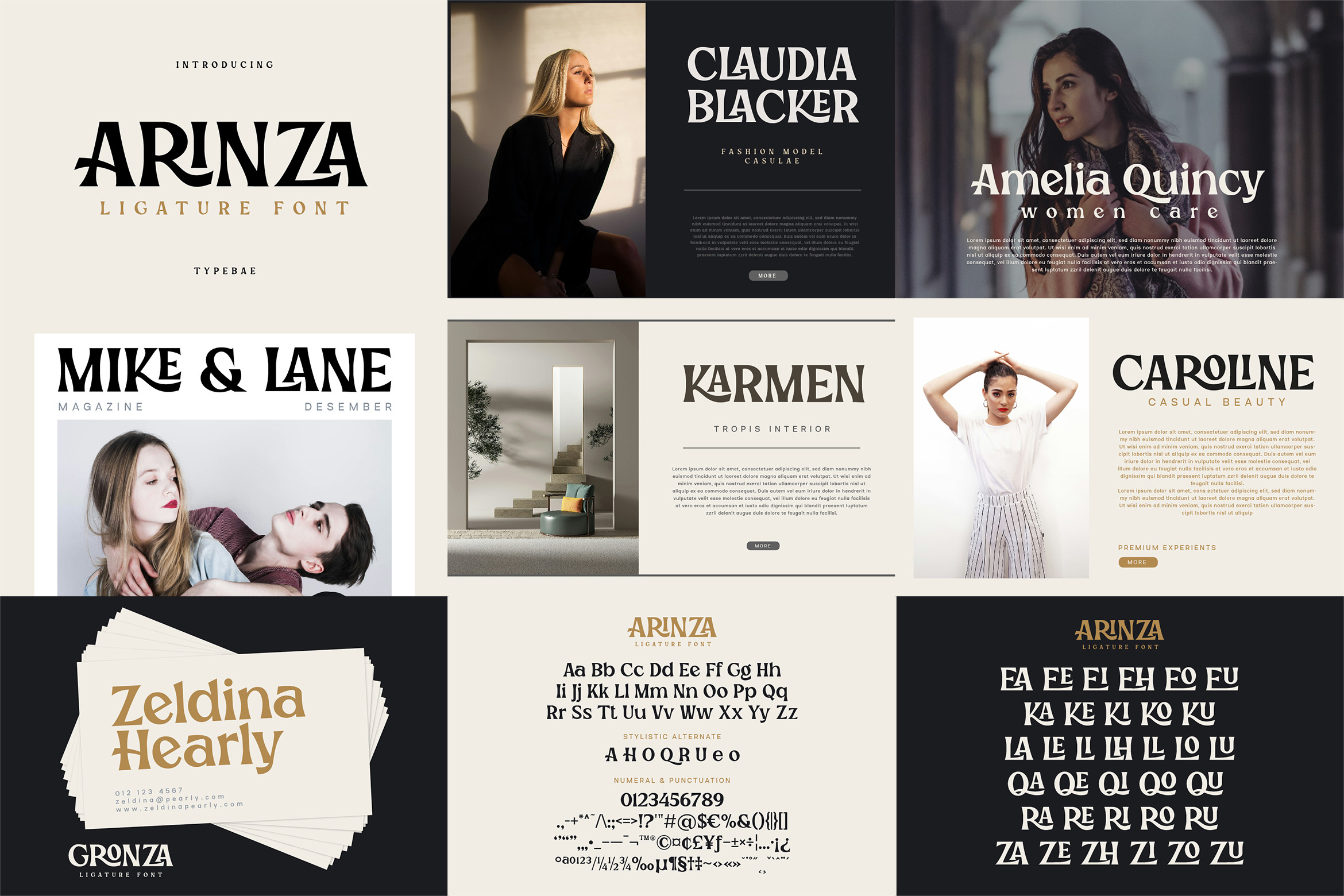 Stylish Ligature Fonts