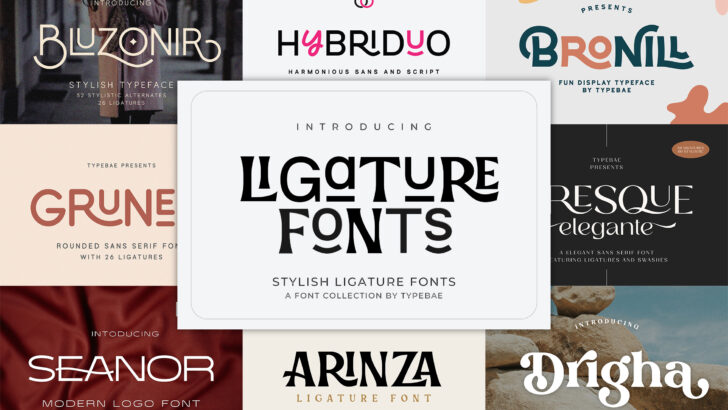 Stylish Ligature Fonts