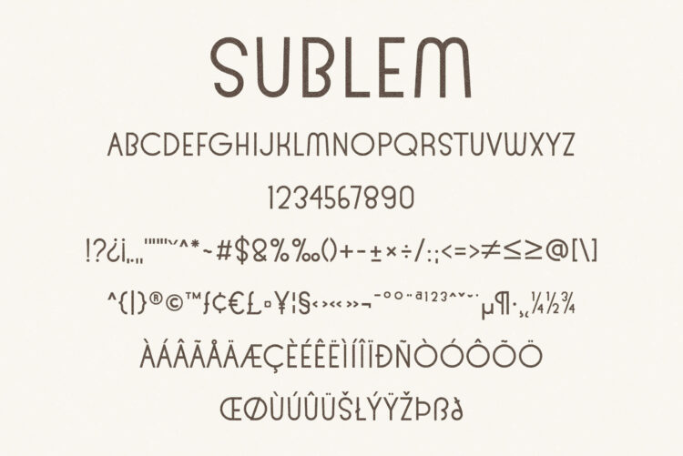 Monoline Font