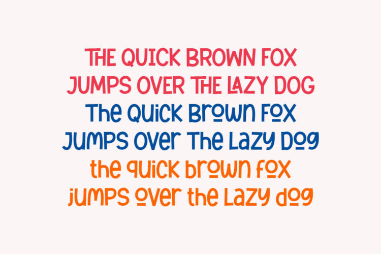 Quirky and Sweet Display Font