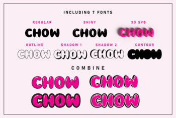 Chubby 3D Balloon Font