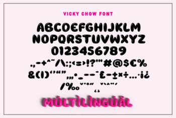 Chubby 3D Balloon Font