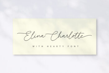 Wedding Heart Script Font