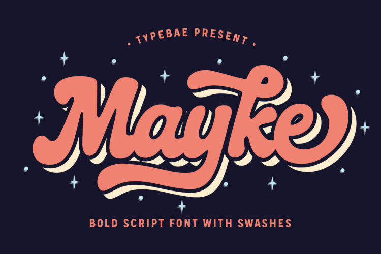 Mayke - Fun Bold Script Font