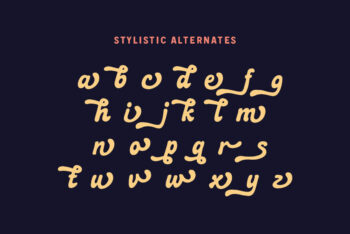 Mayke - Fun Bold Script Font