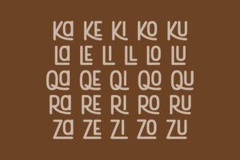 Rockie Sketch - Fun Upright Font