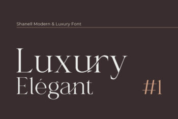Shanell - Modern & Luxury Serif Font