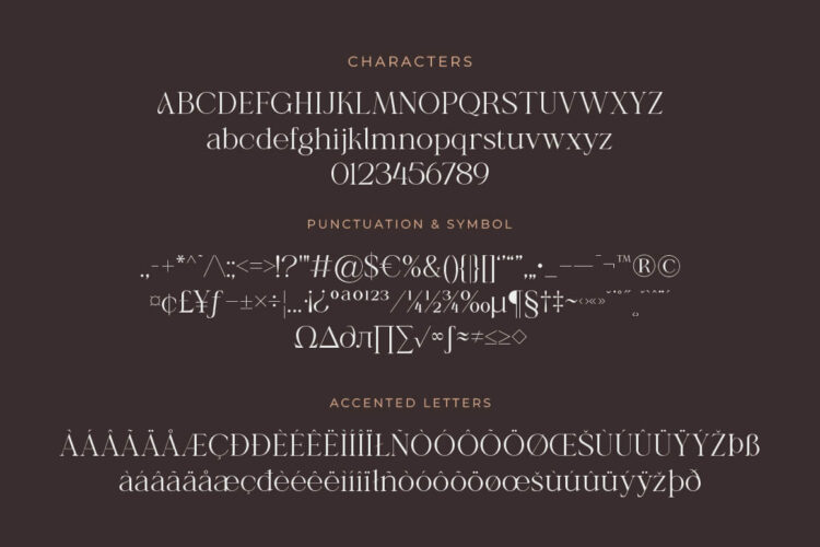 Shanell - Modern & Luxury Serif Font