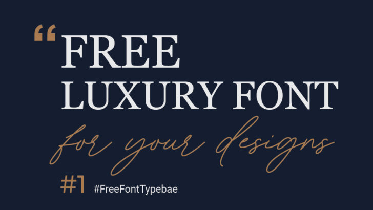 Free Luxury Fonts