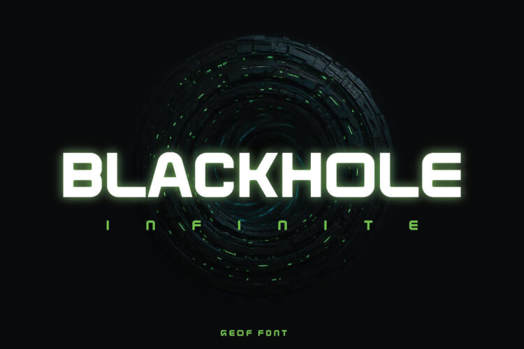 Geof - Futuristic Techno and Sport Display Font