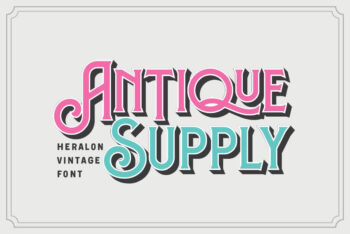 Heralon - Layered Vintage Font