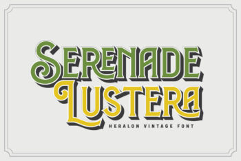 Heralon - Layered Vintage Font