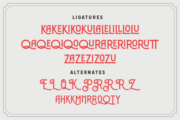 Heralon - Layered Vintage Font